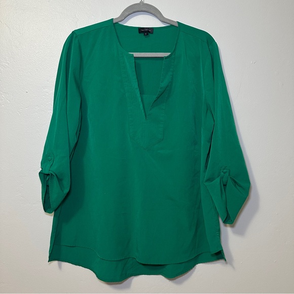 The Limited Tops - The Limited Emerald Green Tunic Top